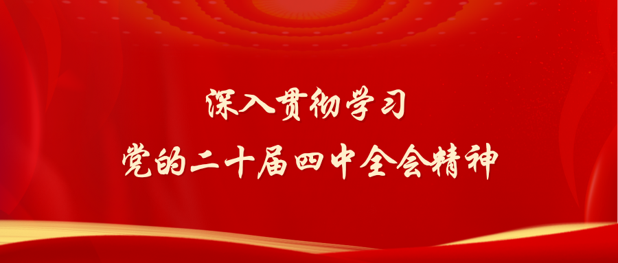 【学习贯彻党的二十届四中全会精神】深学细悟全会精神 实干笃行谱写新篇